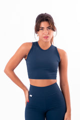 Blue Stone Crop Top