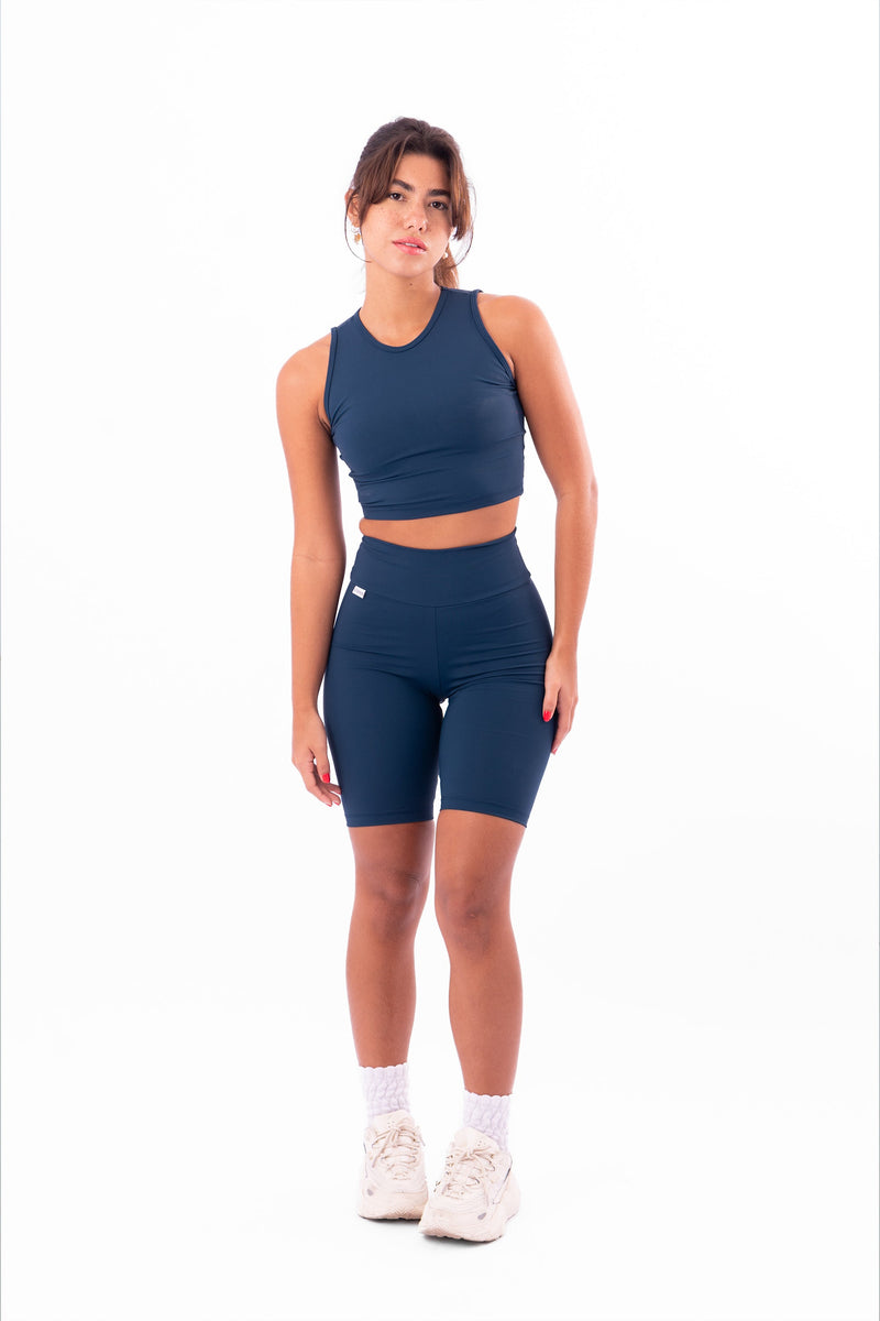 Blue Stone Crop Top
