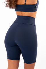 Blue Stone High Waist Shorts