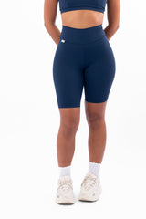 Blue Stone High Waist Shorts