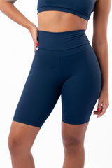 Blue Stone High Waist Shorts