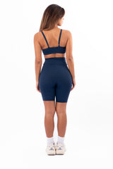 Blue Stone High Waist Shorts