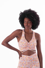 Dahlia Drawstring Crop Top