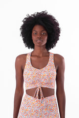 Dahlia Drawstring Crop Top