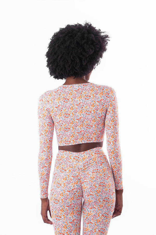 Dahlia Long Sleeve Crop Top