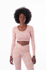Dahlia Long Sleeve Crop Top