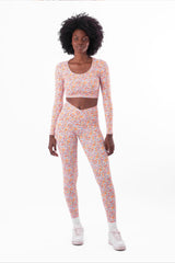 Dahlia Long Sleeve Crop Top