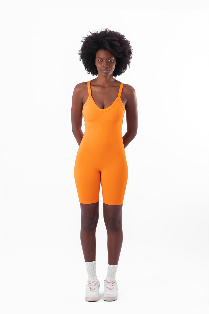 Tangerine Short Bodysuit
