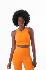 Tangerine Crop Top